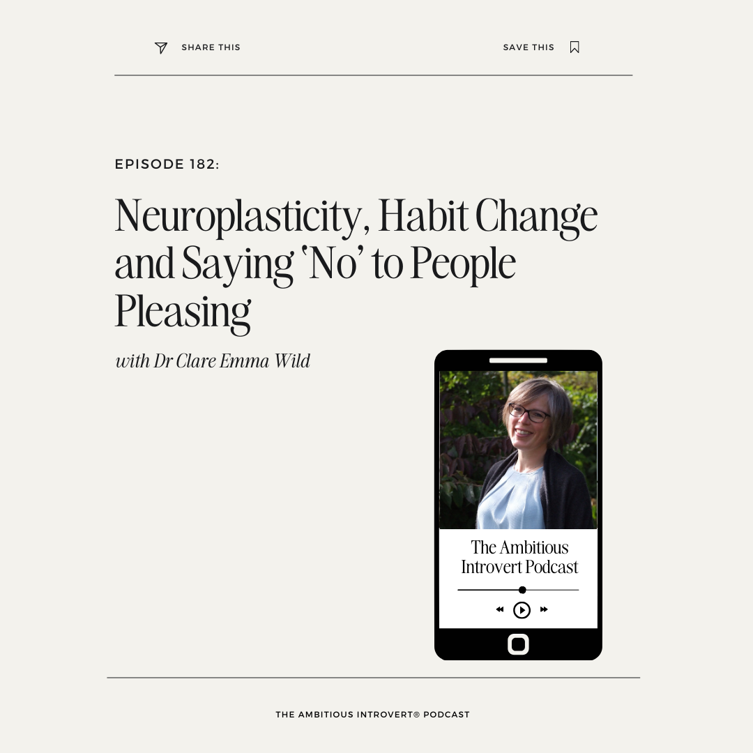 Dr Clare Emma Wild at the Ambitious Introvert Podcast