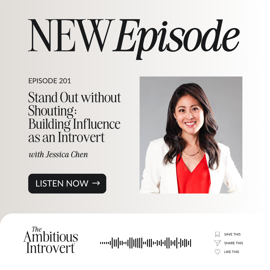 Jessica Chen at the Ambitious Intovert Podcast