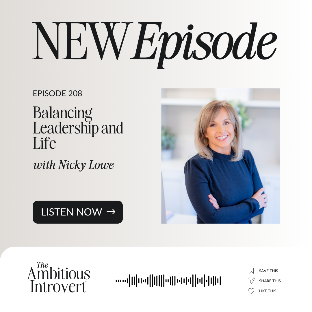 Nicky Lowe at the Ambitious Introvert Podcast